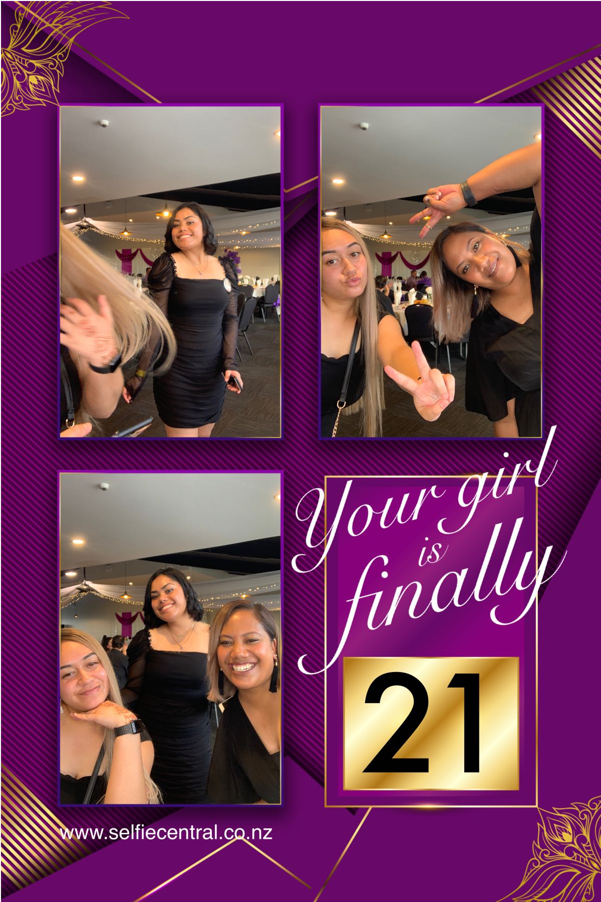 Your girl is finally 21 | View more photos from the event at gallery.photobooth.co.nz/u/SelfieCentral/Your-girl-is-finally-21